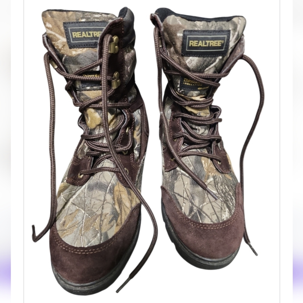Preowned Realtree Camo Waterproof 400gm Insulated Hunting Boots